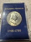 Silver Half Dollars FRANKLIN 1963 D BEAUIFUL TONER RAINBOW COIN