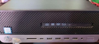 HP Prodesk 600 G3 SFF PC (Intel Core i5 6500, 16 GB DDR4 RAM, AMD RX 6400 GPU)