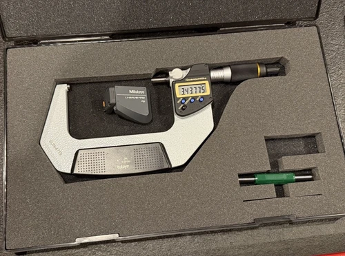 Mitutoyo 3-4” Micrometer QuantuMike 293-183-30 3” Standard U-WAVE-TM 264-622