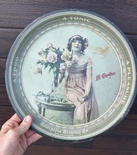 1900's Pre Prohibtion El Capitan Beer Tray  Enterprise Brewing San Francisco CA