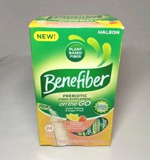 Benefiber On The Go Prebiotic Fiber Supplement Strawberry Lemonade EXP 06/2026