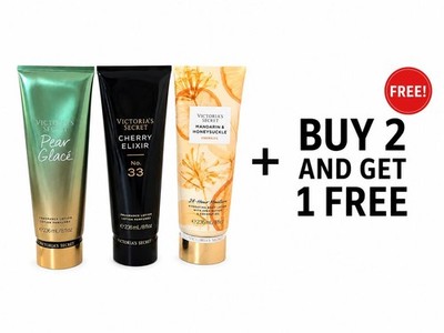Victoria s Secret Lotion Bundle Pear Glace Cherry Elixir Mandarin 8oz