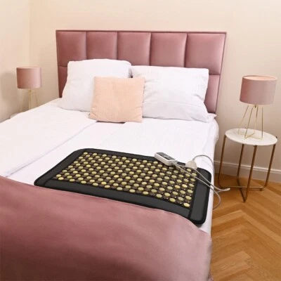 BL-81 Jade-Tourmanium Wärmematte - Heizmatte Turmalin Jadestein Unterbett Topper