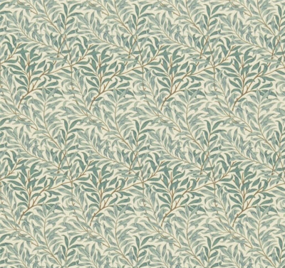 WILLIAM MORRIS CURTAIN FABRIC Willow Bough's Minor 1.6 METRES PRIVET/HONEYCOMBE