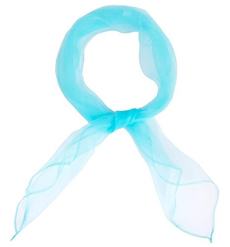 Chiffon Scarf Small Square Plain Lightweight Sheer Neck Wrap Retro Lady Hair Tie - 第 13/73 張圖片