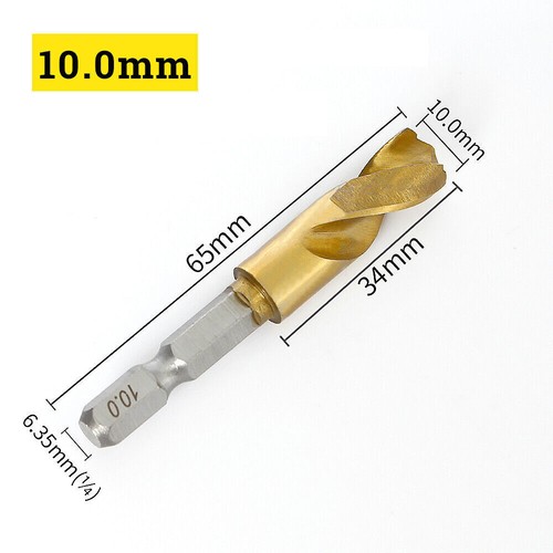 1.5-13mm Handhaben Bohrer Mit 1/4" Sechskantschaft Hss Spiralbohrer Bitaufnahme - Bild 33 von 40