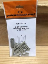 1/72 Quickboost 72329 B-24 Liberator Resin Props & Spinners w/Tool NEW