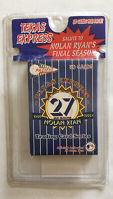 【25%OFF】 1993 Pacific MLB Trading Cards Texas Express Nolan Ryan New ボックス