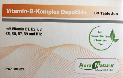 Nahrungsergänzungsm. Vitamin-B-Komplex Depot24+, AuraNatura, Preis pro Packung