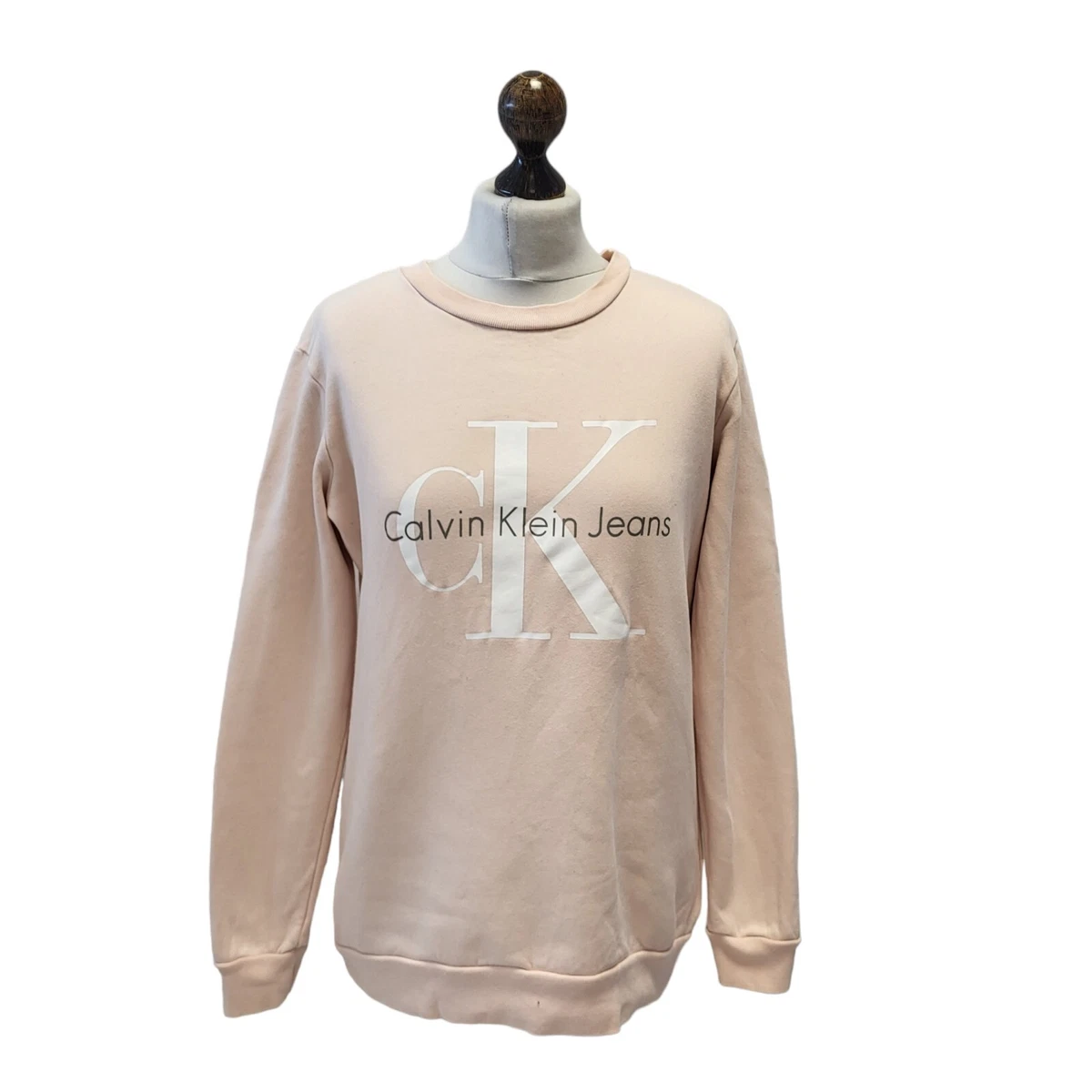 pink calvin klein sweatshirt