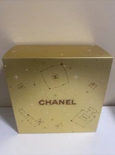 Authentic CHANEL Square Empty Gift Box Container 8.5"x8.5"x3.75" LIMITED EDD