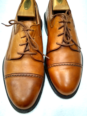 CABLE & CO Camel Leather Oxfords, SZ 8.5D, W/Pair PARISIAN  display picture 2