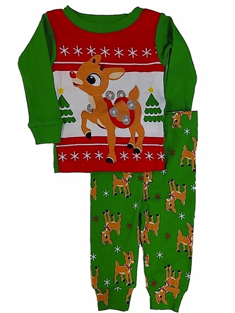 rudolph baby pajamas