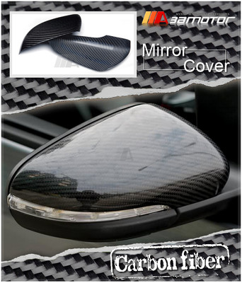 Dry Carbon Fiber Door Side Mirror Covers fits 10-14 VW GOLF6 GOLF 6 VI GTI MK6