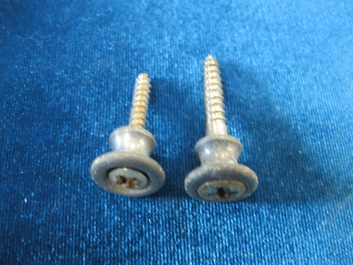 1960's 70's Worn Gibson Strap Buttons for GUITAR or BASS Les Paul SG EB-3