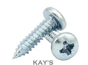 Black Pan Head Screws Black Pozi Pan Head Self Tapping Screws - No