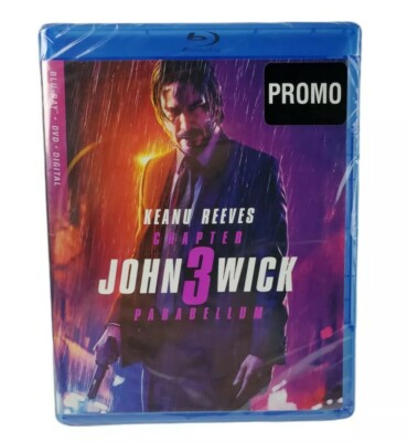 John Wick Chapter 3 Parabellum Blu-ray DVD Digital Promo Copy Keanu Reeves NEW