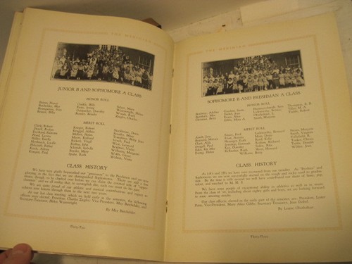 OLD VINTAGE 1935 MEDINIAN HIGH SCHOOL YEAR BOOK OF MEDINA MEMORABILIA - Picture 3 of 3
