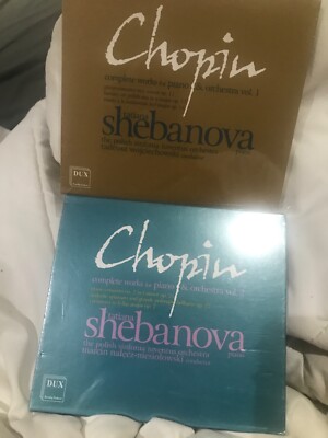 Chopin complete works for piano and orchestra volumes 1 and 2 new