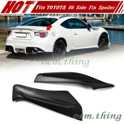 UnPaint Fit For TOYOTA GT86 SUBARU BRZ SCION FR-S Rear Trunk Side Spoiler 2020 - Photo 1/4