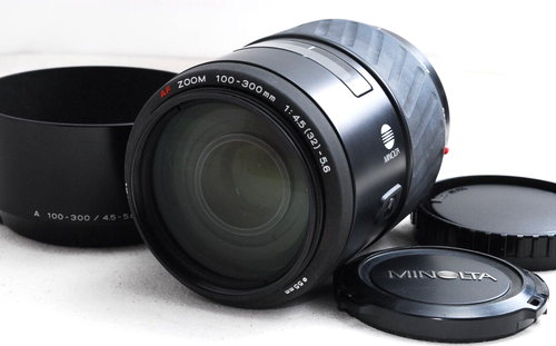 MINOLTA AF Zoom 100-300mm F4.5-5.6 Lens From Japan