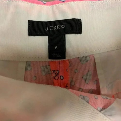 J. Crew Womens Shorts Size 8 Pink Floral Print - Picture 4 of 4