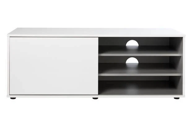 Hygena Sliding Door TV Unit White eBay