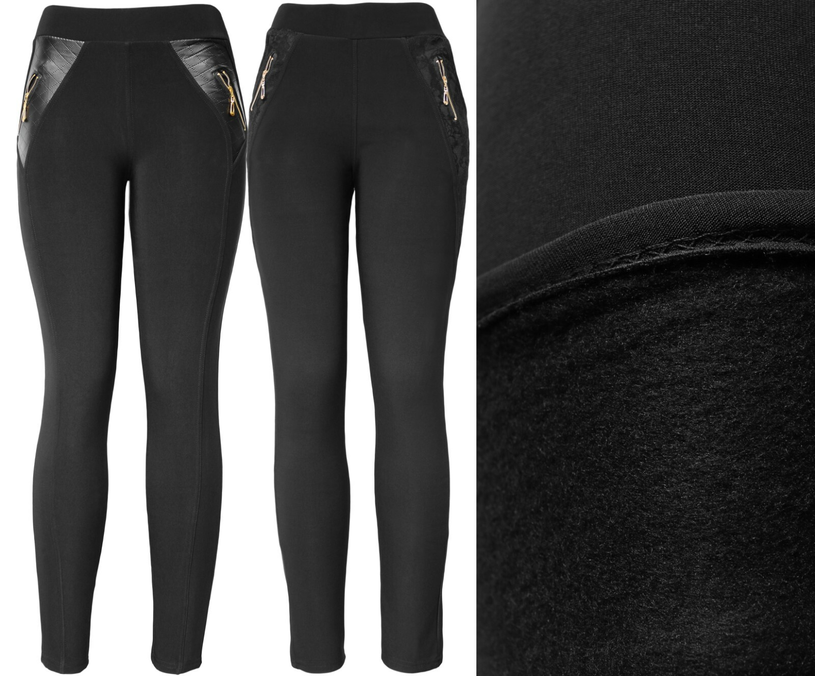 Women's Winter Fleece Lined Thick Pants Design Dressy Leggings eBay