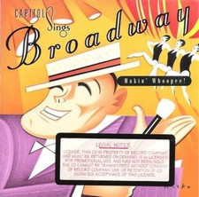 MAKIN WHOOPEE! (1995) CD, Capital Sings Broadway
