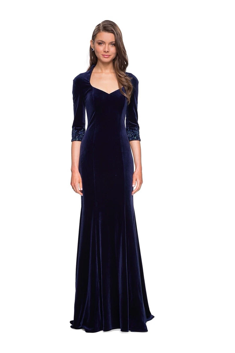 emerald blue prom dresses Emerald Green Satin Prom Dresses With Slit Off the Shoulder Evening Dr –  vigocouture main image 1