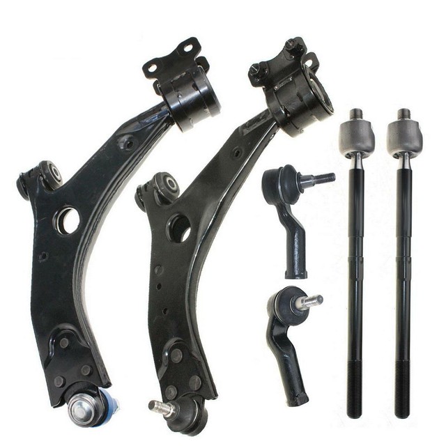 6x Front Lower Control Arm Ball Joint Tie Rod Suspension Kit For Volvo