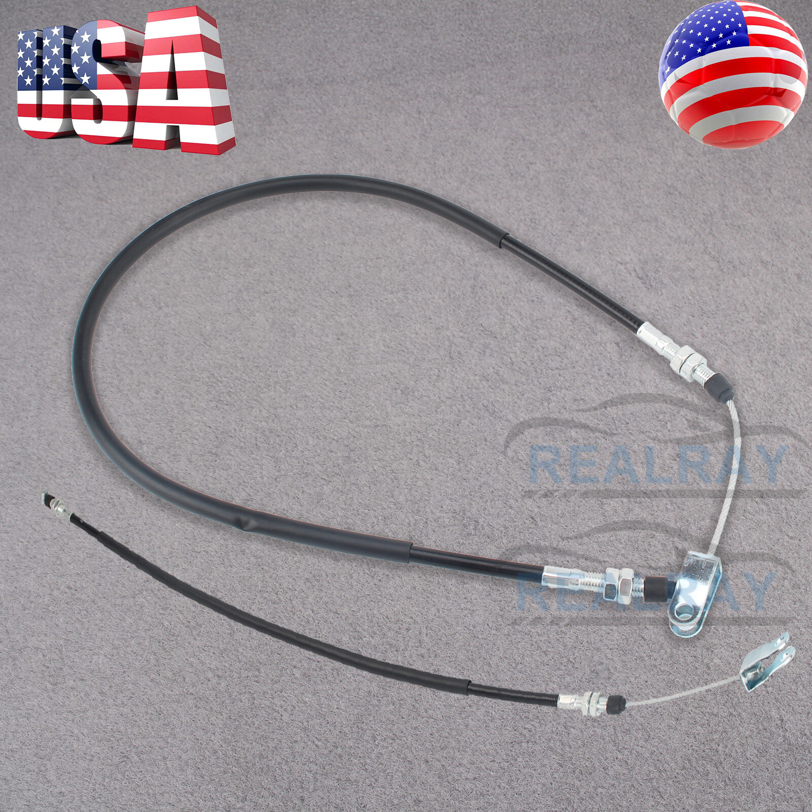 Left&Right Rear Brake Cable for Kawasaki Mule 2500 2510 2520 3000 3010