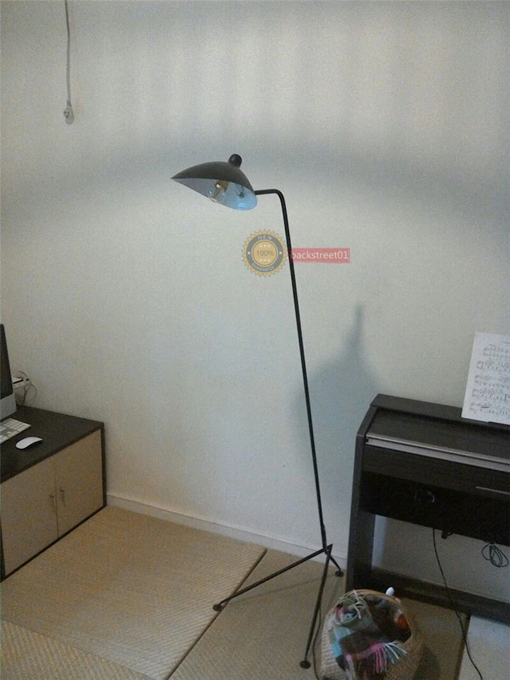 Aluminum Black Arms LED Floor Lamp Standing Lamp Office Reproduction Light Hot - Image 4 of 4