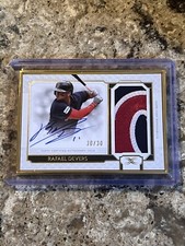 2024 Topps Definitive Rafael Devers (Red Sox) Framed Game Used Patch Auto 30/30