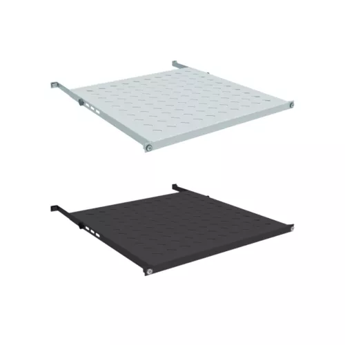 Schwerlast Fachboden19 Zoll 0,5HE bis 70kg Tiefe 350|550|750|950mm grau|schwarz