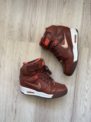 NIKE AIR REVOLUTION SKY HI FW I QS MILAN WEDGE SIZE UK 4 US 6.5