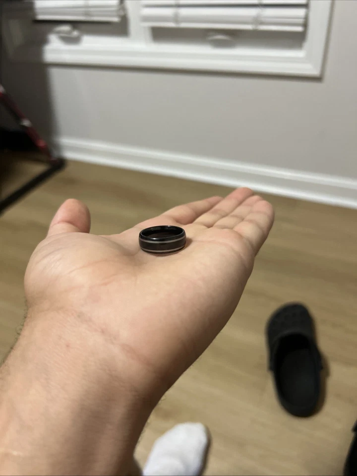 обсидиановое кольцо мужское - Изображение 2 из 4