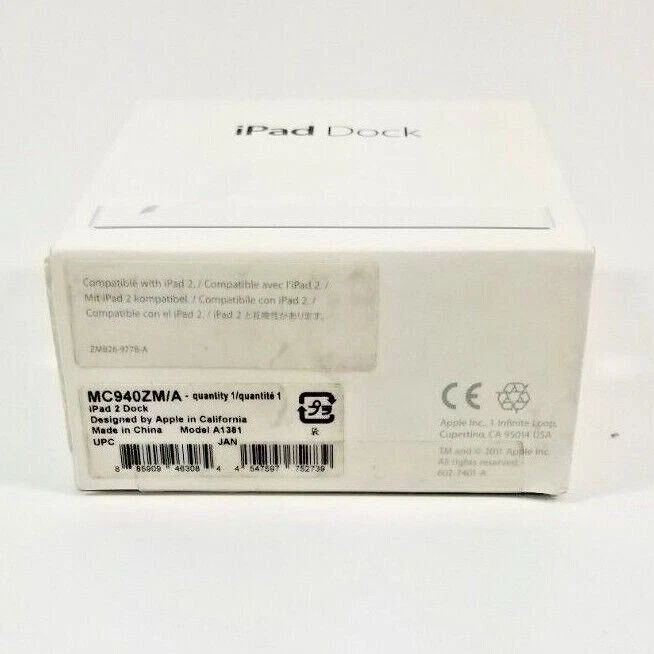 New Apple iPad 2 Base Dock MC940ZM/A - Image 3 of 4