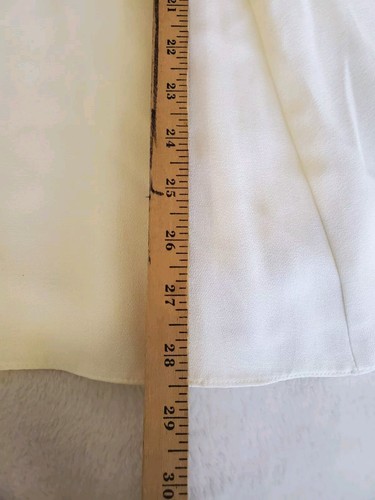 Vintage The White House Ivory Evening Dress Lace American Made Size Small/Medium - Picture 4 of 8