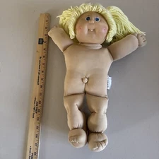 1978, 1982 cabbage patch doll: Blonde/blue Eyes With Dress