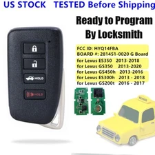 for 2013-2020 Lexus GS350 GS450H ES350 Remote Smart Key Fob HYQ14FBA 281451-0020