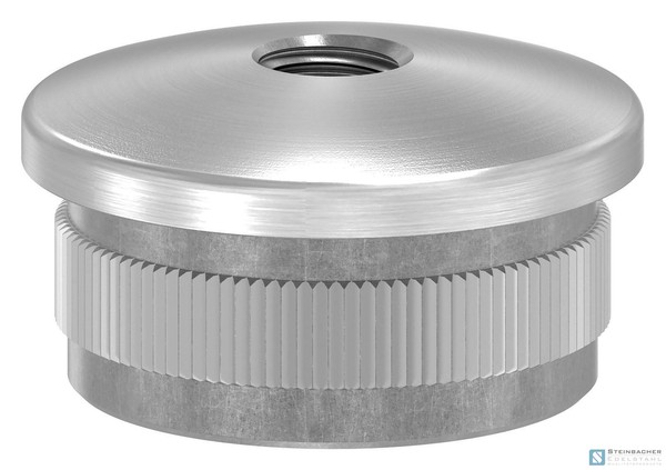 Edelstahl Rohrstopfen, 33,7X2,0Mm, M8, Leicht GewöLbt, V4A | Steinbacher©-image