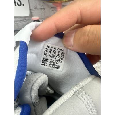 Adidas Samba x Human Race Crazy BYW 0 to 60 Mens 9.5 Blue Gray Sneakers Shoes Adidas Samba x Human Race Crazy BYW 0 to 60 Mens 9.5 Blue  main image 3
