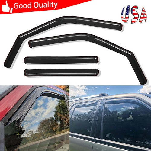 In Channel Window Visor Rain Guards Vent Deflector Fit For Ford Escape 2013-2019 - Picture 12 of 20