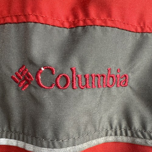Columbia Youth Hooded Jacket Red Size 10/12 Full Zip Nylon Outdoor Coat Unisex - Picture 8 of 11