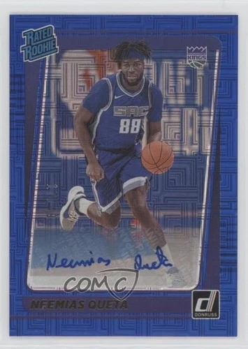 2021-22 Donruss Rated Rookie Choice Blue Signatures /49 Neemias Queta Auto 06v0