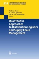 Quantitative Approaches To Distribution Logistics And Supply Chain Management An