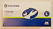 HALYARD STERLING Nitrile Powder-Free LARGE Exam Gloves, Box of 100 Sturdy gloves