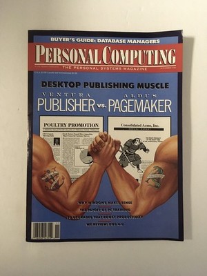 Personal Computing NOV 1988 back issue COMPUTER magazine Why Windows Makes Sense