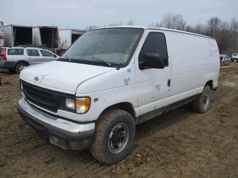 Rear Bumper Without Step Bumper Chrome Fits 94-04 FORD E150 VAN 358138 Foto 4 de 4